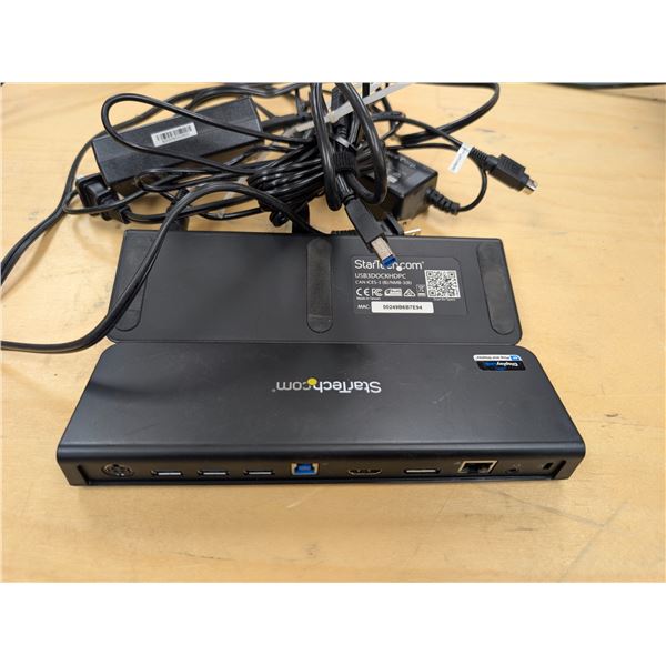 LOT: 2 STARTECH USB3 PORT REPLICATORS