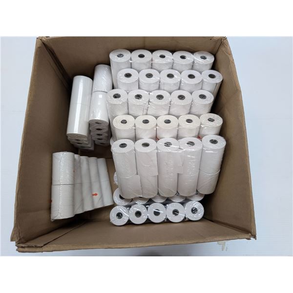 BOITE DE 125 ROULEAUX DEBIT MACHINE PAPIER À REÇU