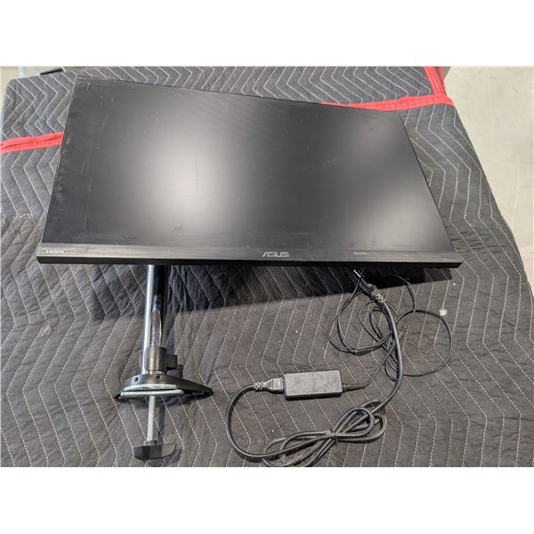 MONITEUR 27" ASUS SUR SUPPORT À PINCE DE BUREAU #VC278H