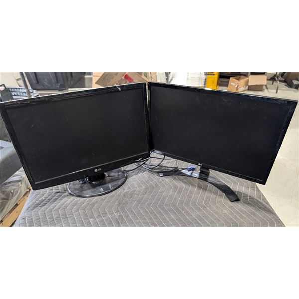 LOT DE 2 MONITEURS 22" LG ASSORTIS MODEL#