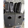 Image 1 : LOT DE 2 ENSEMBLES LOGITECH 2.1 HAUT-PARLEURS D'ORDINATEUR