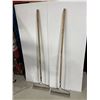 Image 1 : LOT DE 2 RATEAUX EN METAL 14"