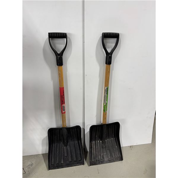 LOT DE 2 MINI PELLES EN PLASTIQUE