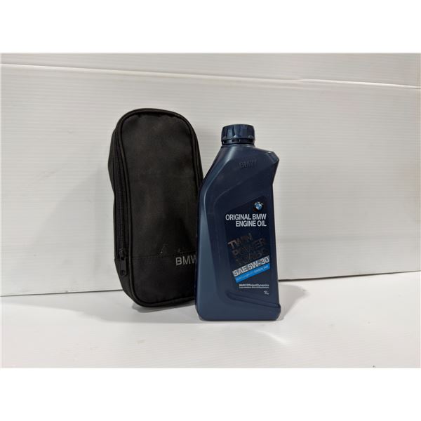 LOT DE 2 ORIGINAL BMW HUILE MOTEURS 1L (SAE-OW-30 & SAE 5W-30) ASSORTIS