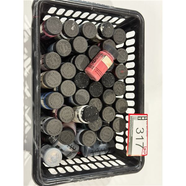 LOT DE +/-40 ASSORTIS PEINTURES DE RETOUCHE