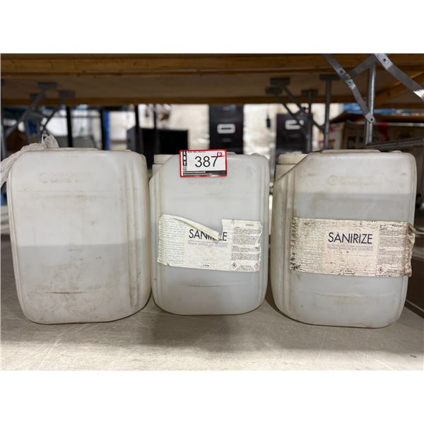 LOT DE 3 SANIRIZE NETTOYANTS