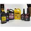Image 1 : LOT DE LIQUIDES AUTOMOBILES (HALF FULL) ASSORTIS