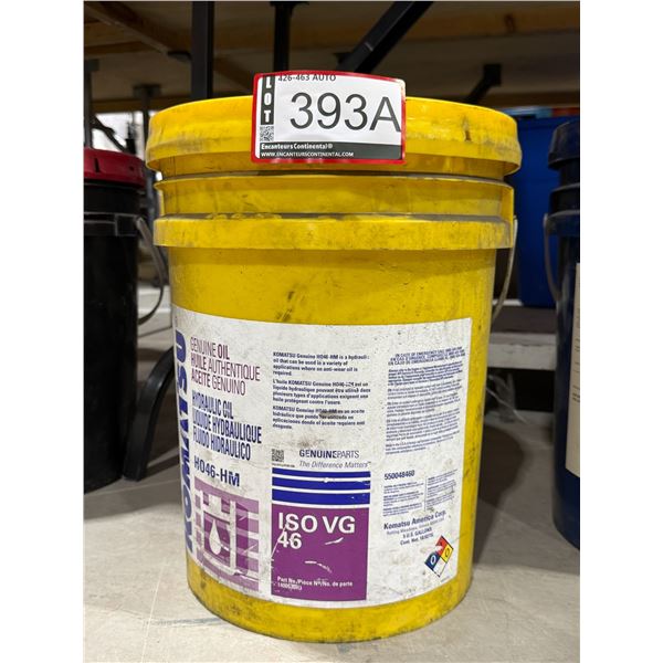KOMATSU HUILE HYDRAULIQUE HO46-HM 5GAL. (1/3 FULL)
