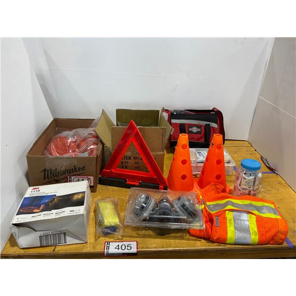 LOT DE ARTICLES DE SECURITE ASSORTIS