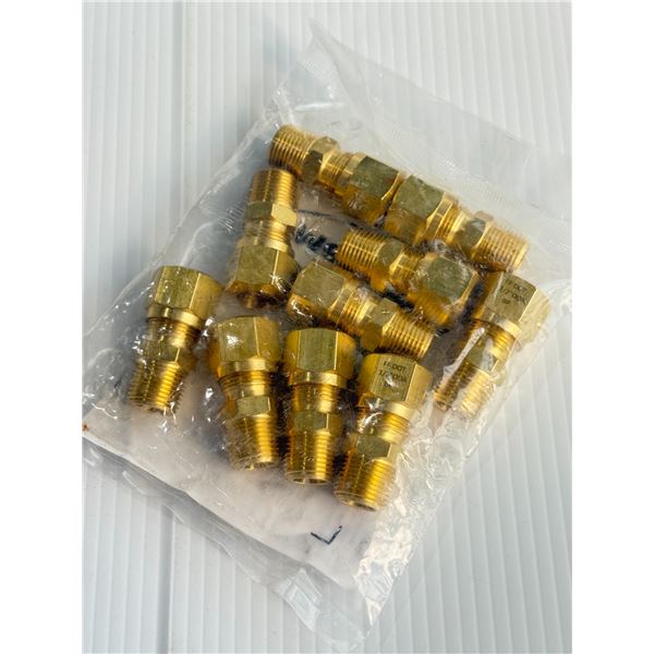 FAIRVIEW 10PCS AIRBRAKE ADAPTEUR 1/2"X3/8" MPT