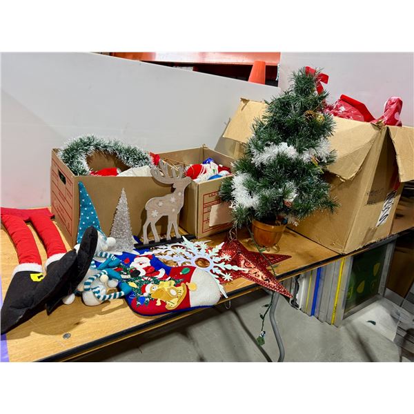 LOT DE DECORATIONS DE NOEL ASSORTIS