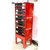 Image 1 : WURTH METAL SUPPORT RACK AVEC 11 PORTABLE DRAWERS 20"X16"X60" AVEC CONTENT