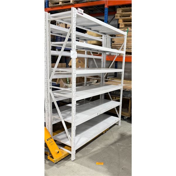 METAL RACKING AVEC 6 SHEVES 55"X20"X79"