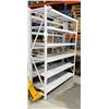 Image 1 : METAL RACKING AVEC 6 SHEVES 55"X20"X79"