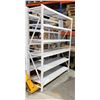 Image 1 : METAL RACKING AVEC 5 SHEVES 55"X20"X79"