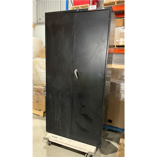 2-DOOR METAL CABINET 36"X18"X72"
