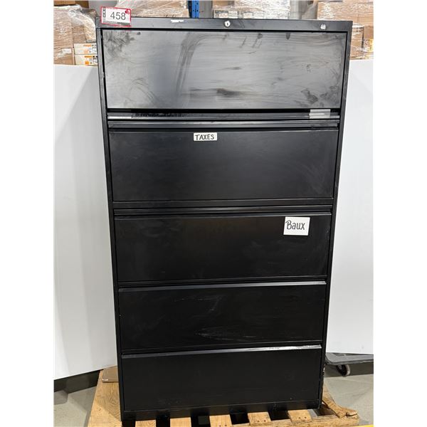5-DRAWER CLASSEUR EN METAL 36"X18"X65"