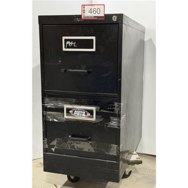 2-DRAWER CLASSEUR EN METAL 15"X26"X29"
