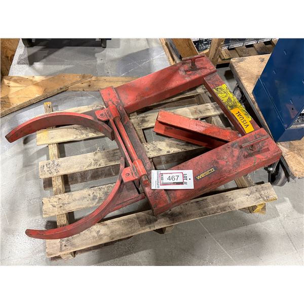 LEVE-BARIL POUR CHARIOT ELEVATEUR WESCO POUR CHARIOT ELEVATEUR