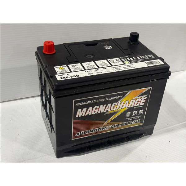 BATTERIE AUTOMOBILE MAGNACHARGE #24F-750 *NEUF*