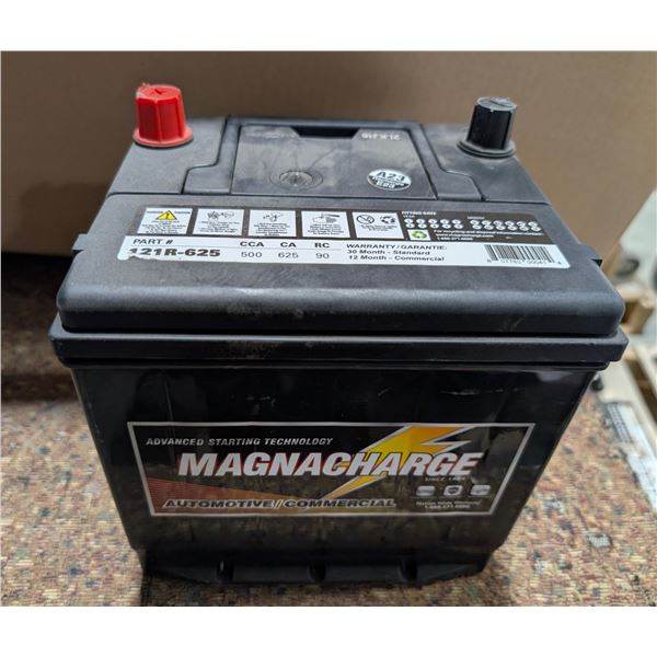 BATTERIE AUTOMOBILE MAGNACHARGE #121R-625 *NEUF*