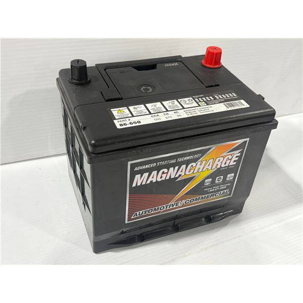 BATTERIE AUTOMOBILE MAGNACHARGE #86-650 *NEUF*