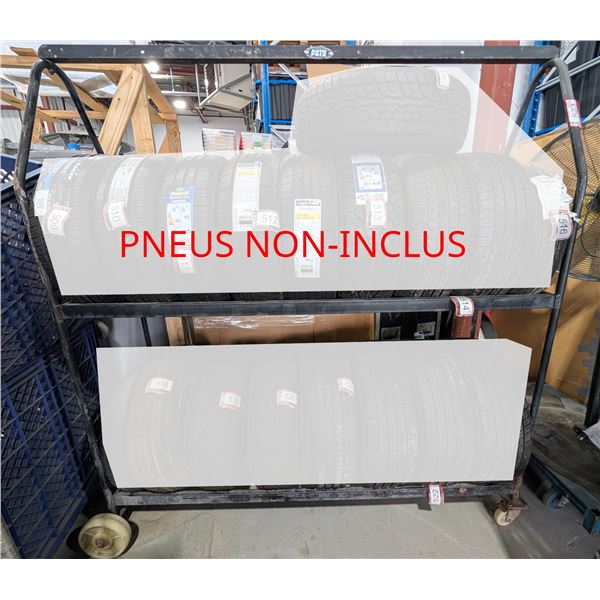 MOBILE PNEU RACK 72"X20"X79"