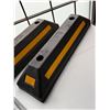 Image 3 : LOT: 2 GUIDES DE STATIONNEMENT EN CAOUTCHOUC 22"L