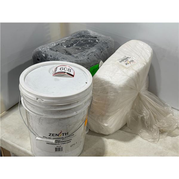 LOT: ASSORTIS TROUSSES DE DEVERSEMENT / BACHES
