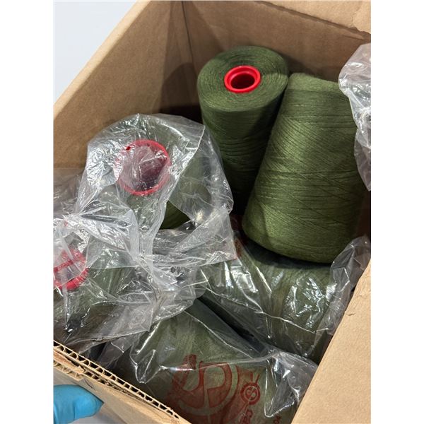 6 BOBINES DE FIL (OLIVE GREEN)