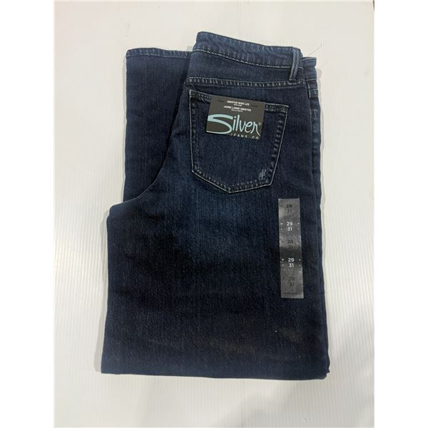 SILVER JEANS FEMME À JAMBE LARGE 29X31 *NEUF*