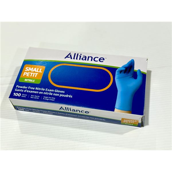 BOITE DE 100PC ALLIANCE GANTS D'EXAMEN EN NITRILE (PETIT)