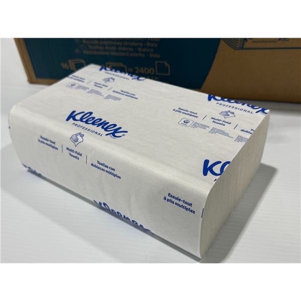 BOITE DE 2400 KLEENEX ESSUIE-MAINS PLIES (16X150PCS)