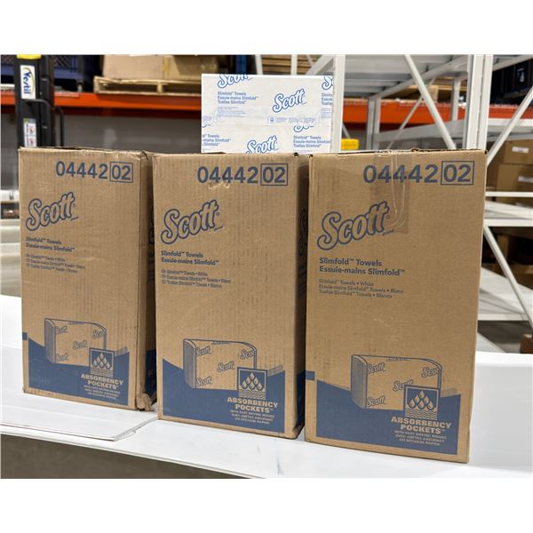 BOITE DE 2160 SCOTT ESSUIE-MAINS COMPACTS ((24X90)