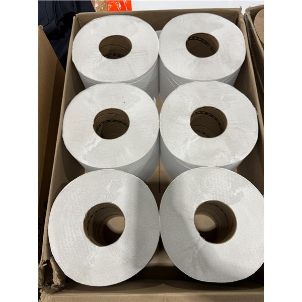BOITE DE 6 ROULEAUX EVERST ESSUIE-TOUT À DEVIDOIR CENTRAL