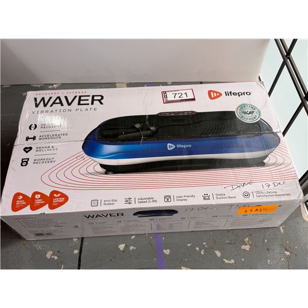 PLAQUE VIBRANTE LIFEPRO WAVER RECUPERATION ET REMISE EN FORME