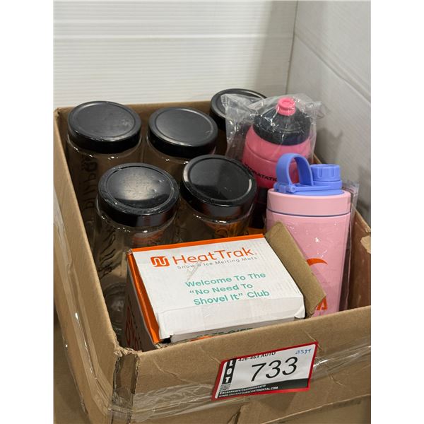LOT: ASSORTIS CONTENANTS À LIQUIDE