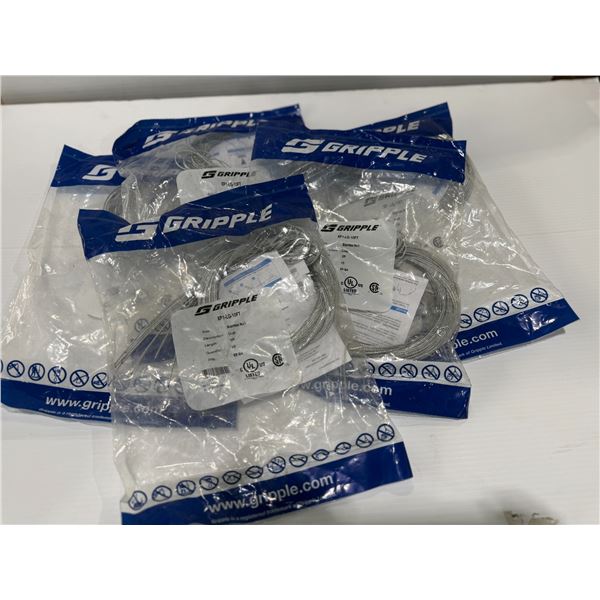 LOT DE 5 GRIPPLE #XP1-LG-10FT CABLES