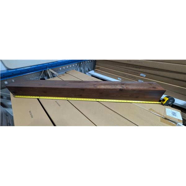 WELLAND TABLETTE FLOTTANTE NEUVE (PIN RUSTIQUE) 60"X6"X6"