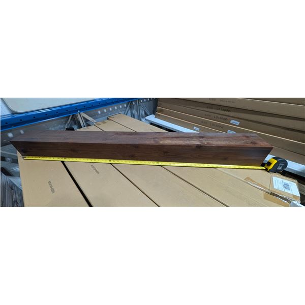 WELLAND TABLETTE FLOTTANTE NEUVE (PIN RUSTIQUE) 60"X6"X6"