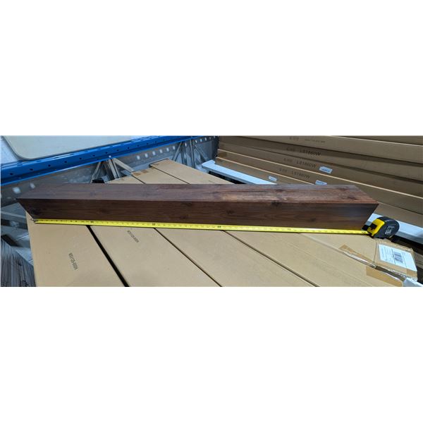 WELLAND TABLETTE FLOTTANTE NEUVE (PIN RUSTIQUE) 60"X6"X6"