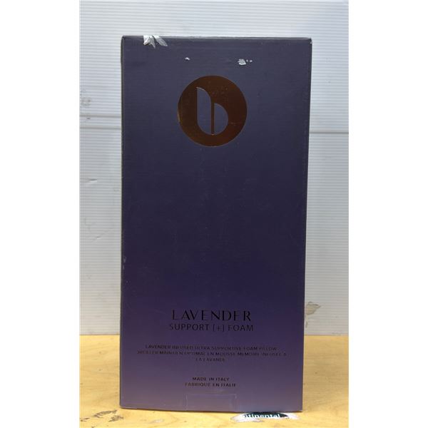 OREILLER BLU SLEEP MOUSSE MEMOIRE LAVANDE, SIZE 28.5"X16.5"X6"