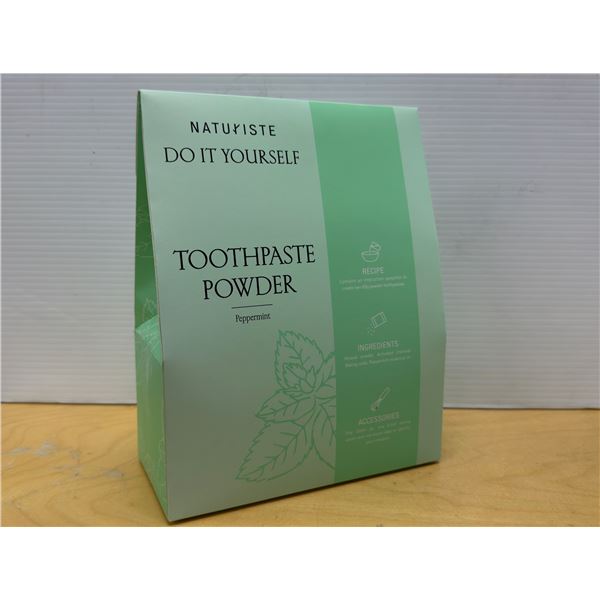 LOT DE 9 NATURISTE POUDRE À DENTIFRICE MENTHE POIVREE