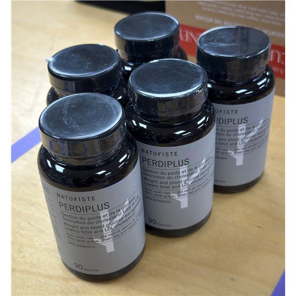 LOT DE 5 NATURISTE PERDIPLUS 90 CAPSULES