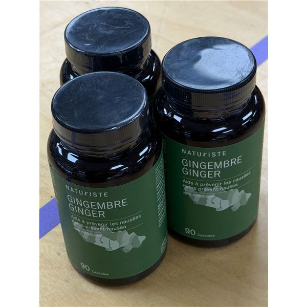 LOT DE 3 NATURISTE GINGER 90 CAPSULES