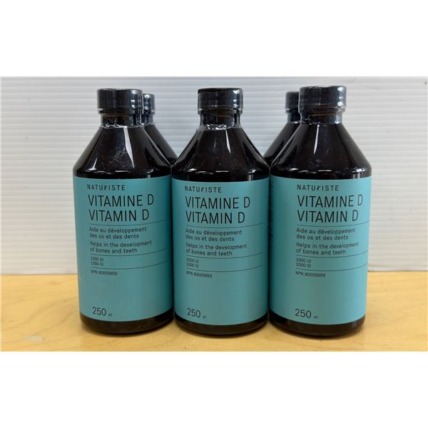 LOT DE 6 NATURISTE VITAMIN D 250ML