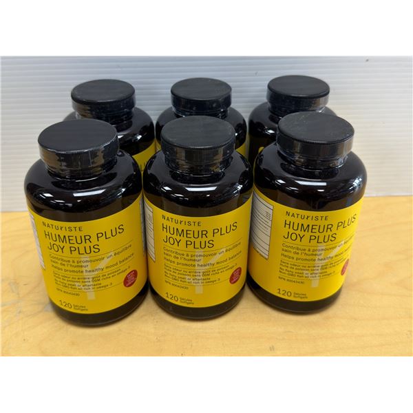 LOT DE 6 NATURISTE JOY PLUS 120 GELULES