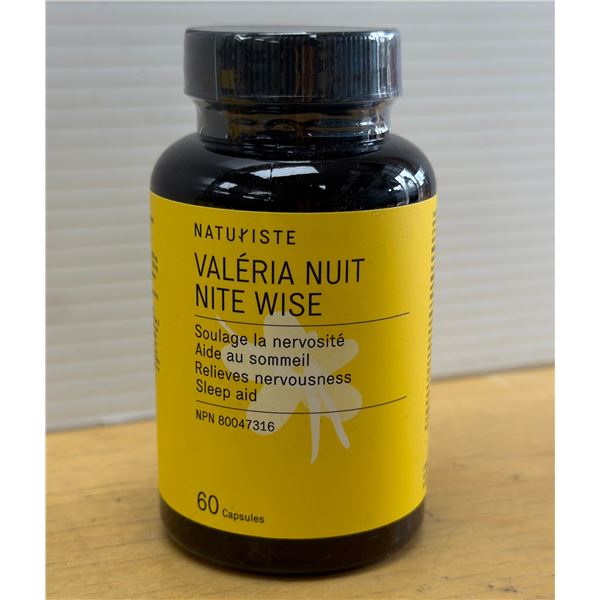 LOT DE 4 NATURISTE NITE WISE 60 CAPSULES