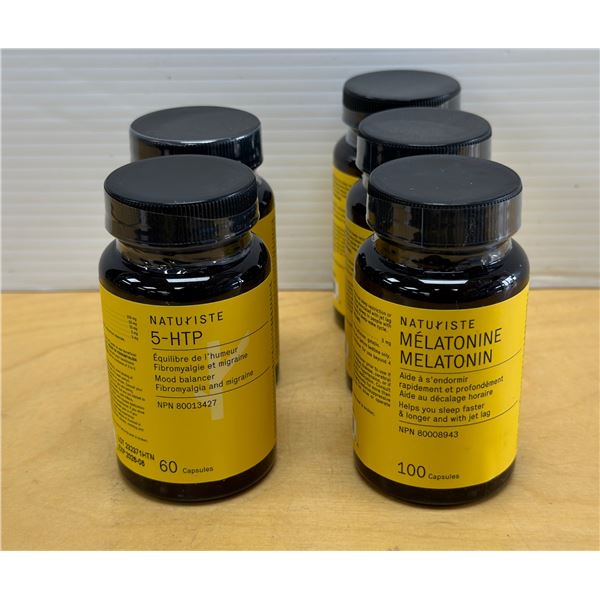 LOT DE 5 NATURISTE ASSORTIS PRODUITS