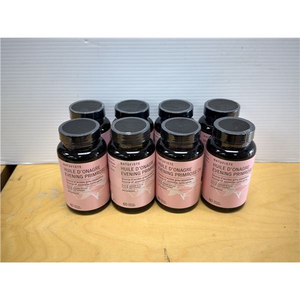 LOT DE 8 NATURISTE HUILE D'ONAGRE 60 CAPSULES